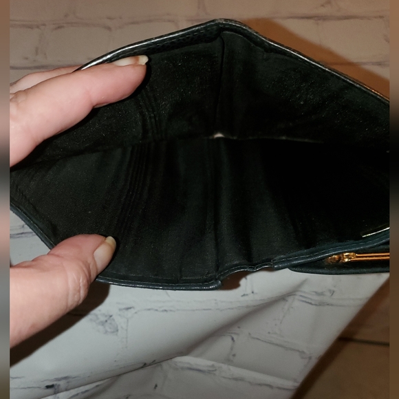 Chanel Black Embossed Caviar Leather long wallett vintage - Picture 12 of 16